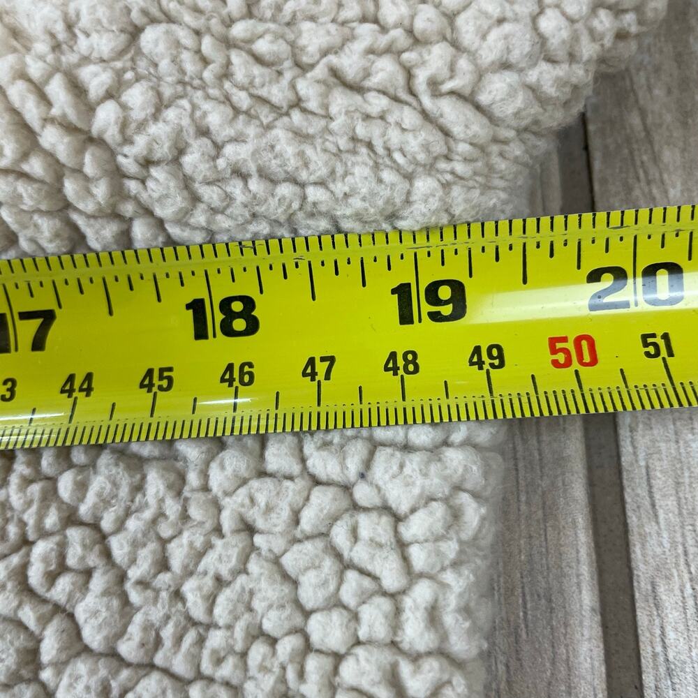 The North Face Cragmont Sherpa Fleece Jacket Womens Small Cream Full Zip Cozy - Picture 5 of 15